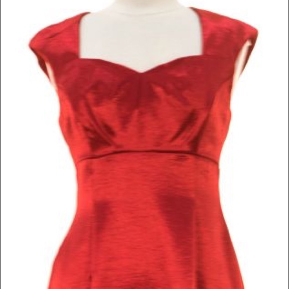 Worn once * Head Turner! Red Sweetheart Dress - Picture 2 of 7